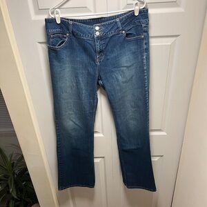 LONDONJEAN Women's Classic Blue Boot Cut Jeans